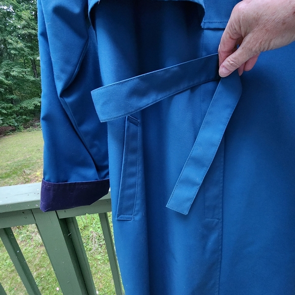 London Fog Vintage Maincoat Teal Size 10 - Picture 8 of 10